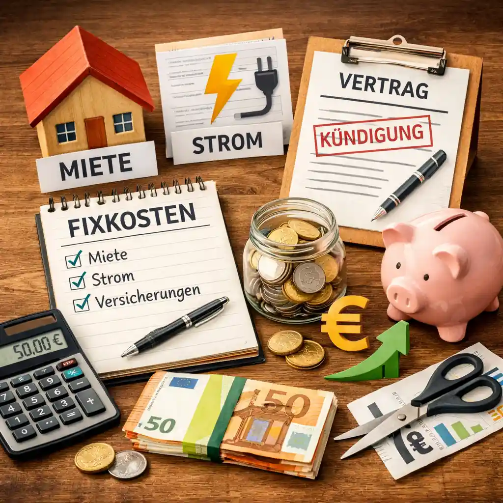 Fixkosten senken und monatliche Ausgaben reduzieren im Haushalt