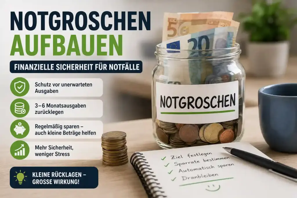 Notgroschen aufbauen und finanzielle Rücklagen bilden